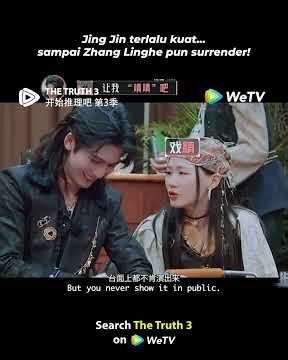 #TheTruthS3 #ZhangLinghe ‘I give up’ 😂 #JingJin wins! 😆