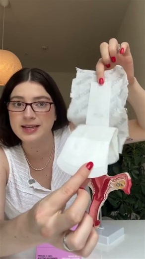 The easiest pad hack #periodhacks #pads #periodtips #onmyperiod #papernotplastic