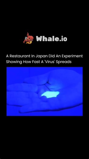 FunLabFactory on Instagram: "- The video demonstrates a practical experiment in a Japanese restaurant using a fluorescent substance to simulate virus spread, revealing how quickly contamination can occur through common activities like serving food and handling utensils, aligning with a 2020 CNN report on similar black light experiments that underscored the importance of hand hygiene in preventing disease transmission, particularly relevant during the COVID-19 pandemic. - The experiment's finding