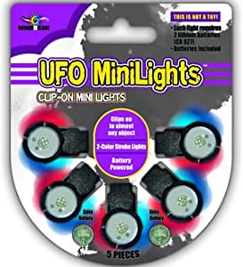 WindNSun UFO Mini Lights - Light Accessory for Kites, Black, One Size (79101)