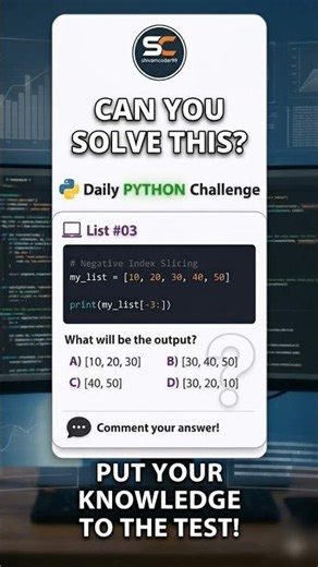 Negative indexing ka magic aapko pata tha? 🤔#python #coding #ytshorts #tranding #programming #shorts