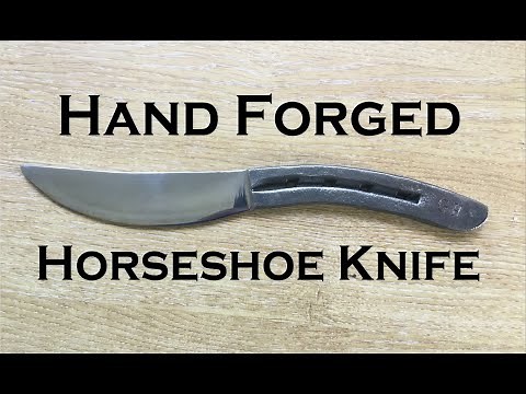 Forging a Horseshoe Knife