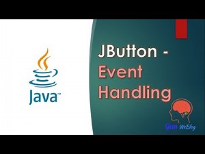 Java Swing GUI Part #12: JButton Event Handling using ActionListener interface|ActionEvent Methods