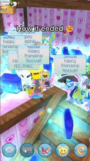 My Friendship Festival sapphire drop was a success! 😋 #AnimalJam