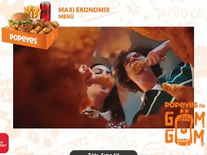 Animated with Video - Popeyes - HTML5 Banner