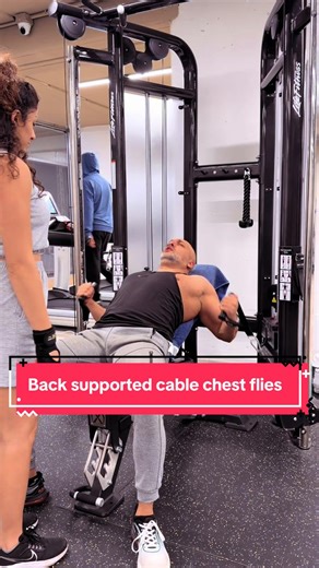 Back Supported Cable Chest Flies for Effective Chest Workout