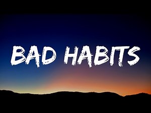 Ed Sheeran - Bad Habits (Lyrics)