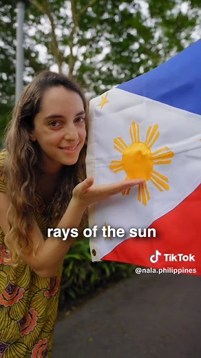 The Philippines flag is kinda... WEIRD?😳 @Hella.basa on IG #philippines #american #philippineflag #history #flags #fyp