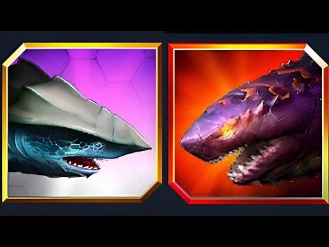 MEGA FIGHT WITH MEGALODON BOSS COLOSSUS 04 - Jurassic World The Game