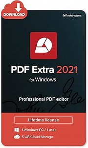 PDF Extra 2021 | Pro PDF Editor & Converter | Lifetime License to Edit, Convert, Fill & Sign, Protect, Annotate and Organize PDFs [PC Online code]
