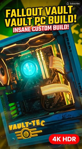 Fallout Vault-Tec Custom Gaming PC Build | RGB Fallout Themed #Fallout #Gamingpc #pcbuild #computer