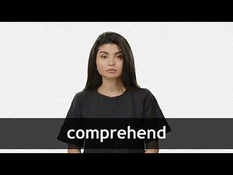 How to pronounce COMPREHEND in American English