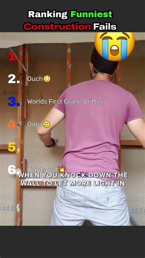 Top Funniest Construction Fail Moments 😂 (You Won’t Believe #3!) #shorts
