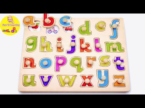 Learn ABC Alphabet with Activity Puzzle & Pop Up Surprise Balloons | Toddler Educational Fun Video