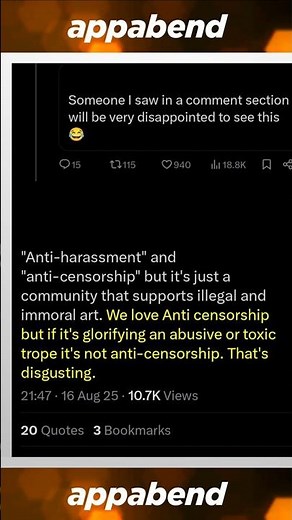 We LOVE Anti Censorship BUT...