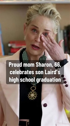 Sharon Stone Celebrates Son Laird's High School Graduation