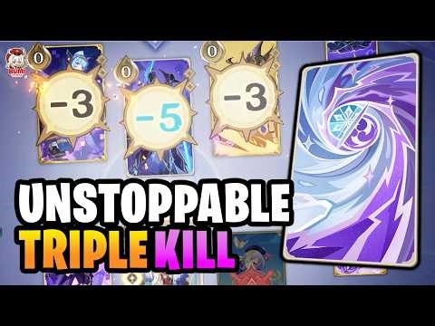 TRIPLE KILL! Ganyu FFA Superconduct | Genshin TCG