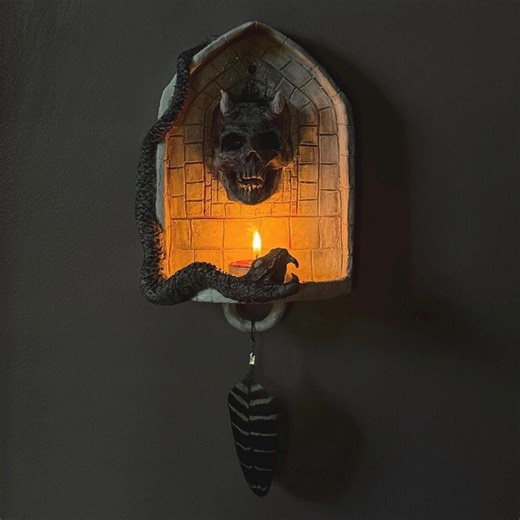 Gothic Skull and Serpent Altar - Etsy Australia