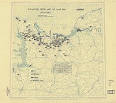 [June 30, 1944], HQ Twelfth Army Group situation map.