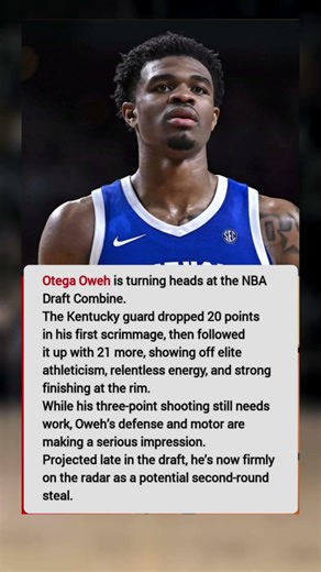 Otega Oweh Is Forcing NBA Teams to Pay Attention After Explosive Combine #sports