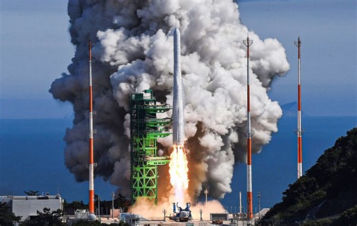 South Korea Launches Nuri Space Rocket From Naro Space Center