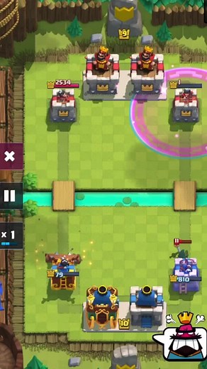 Heal spirit for the win💪#clashroyale #clashhealspirit