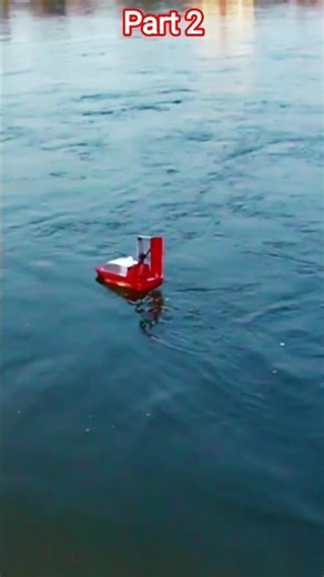 Homemade RC Airboat Test RC Boat at the Lake! 🚤🔥 part 2 #shorts