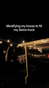Definitely going to make this a actual carport in the future so I can fit my vehicles in it easier #truck #house #car #cars #diesel | Karl Hoffman