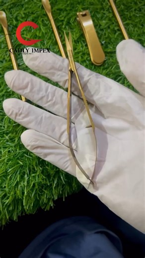 CADLY IMPEX on Instagram: "Professional cuticle scissors designed for precise and safe trimming. Featuring ultra-sharp, fine-point blades that allow you to remove excess cuticles with accuracy and control. Made from high-quality stainless steel for long-lasting sharpness, rust resistance, and easy sanitizing. Ergonomic handles provide a comfortable grip,#CuticleScissors #NailCare #ManicureTools #PedicureTools #NailGrooming BeautyTools NailTech SalonTools StainlessSteelTools NailCareRoutine Manic