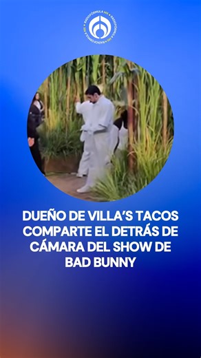 "Dije: pellízcame" 🥹 Víctor Villa, dueño de Villa's Tacos, compartió el detrás de cámaras de su participación en el show de Bad Bunny en el Super Bowl. Dijo estar muy agradecido porque pudo representar a la comunidad migrante mexicana. 🇲🇽 | Radio Fórmula