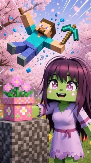 How to fix Bedrock 🌸 #minecraft #animation