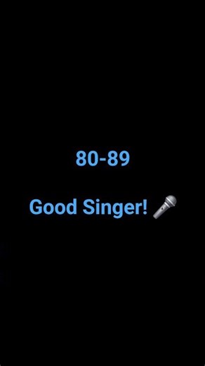 Videoke Score 80-89