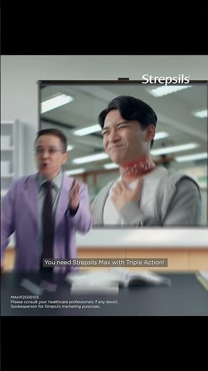 Strepsils Max Triple Action for Severe Sore Throat Relief