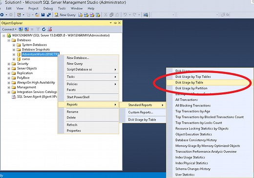 TAMANHO de CADA TABELA do SQL Server - DBA-PRO
