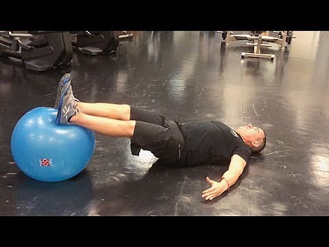 Stability-Ball Leg Curl