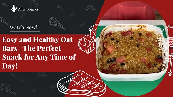 Easy and Healthy Oat Bars | The Perfect Snack for Any Time of Day!