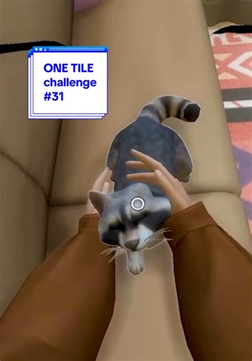 One Tile Challenge in The Sims 4