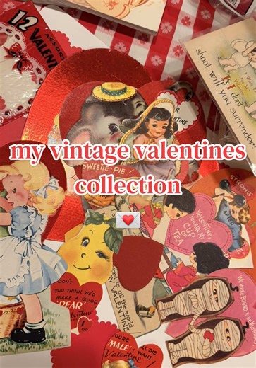 Exploring My Vintage Valentine's Collection
