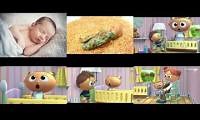 Mix of 6 videos from youtube : howtobasic baby joy crying