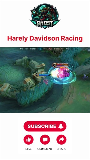 Harley Davidson Racing Moment Ever in MLBB 😆🏁 #mobilelegends #mlbb #mlbbcreatorcam