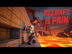 The Ultimate Survival Challenge: Building the First House in RLCraft!😱#shorts #shortsfeed #minecraft