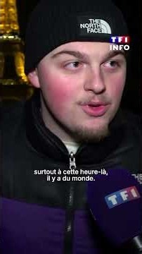 Tour Eiffel : 40 interpellations après un feu d'artifice illégal des ultras du PSG｜TF1 INFO