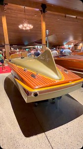 At John Allen’s Fort Mahogany to see his legendary boat collection in including this iconic 21 ft Chris Craft Cobra with the big block Cadillac V8 - art deco car design found its way into the world of wooden boat design and its design is highly coveted some 70 years later! | Kevlar Bike