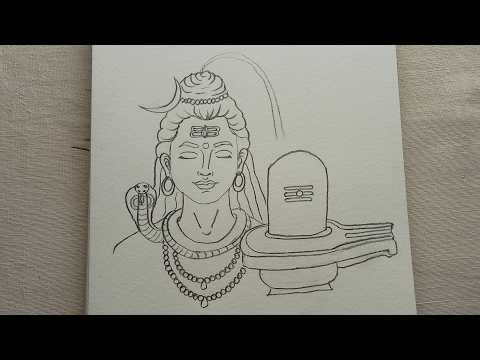 How to Draw Lord Shiva Step by Step ❤️🔱 | Easy Pencil Drawing of Mahadev