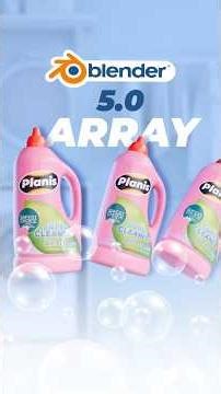 ARRAY Modifier Easy-ah Use Pannalama? | Blender 5.0 | Tamil Tip