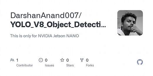 YOLOv8 Object Detection on Jetson Nano | Real-Time AI Demonstration only for JETSON NANO