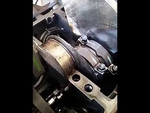 6.4L diesel engine teardown- crankshaft thrust bearing failure