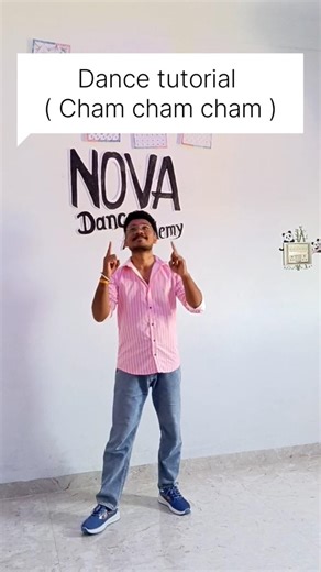 Cham cham dance tutorial by Nova Dance Academy 🥰👍#viral #dance #video