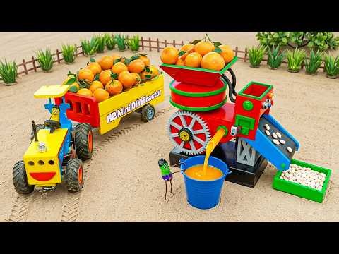 TOP Most Creative DIY Orange Juicer Machine | Mini Farm Machines | HP Mini DIY Tractor