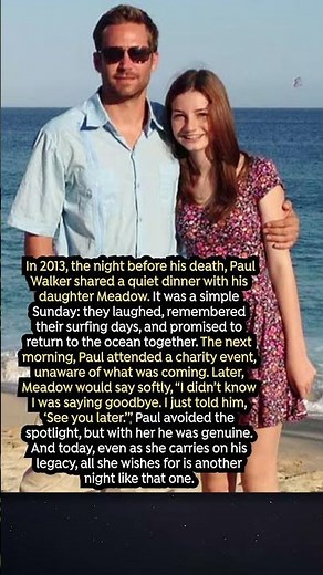 Paul Walker’s Last Night